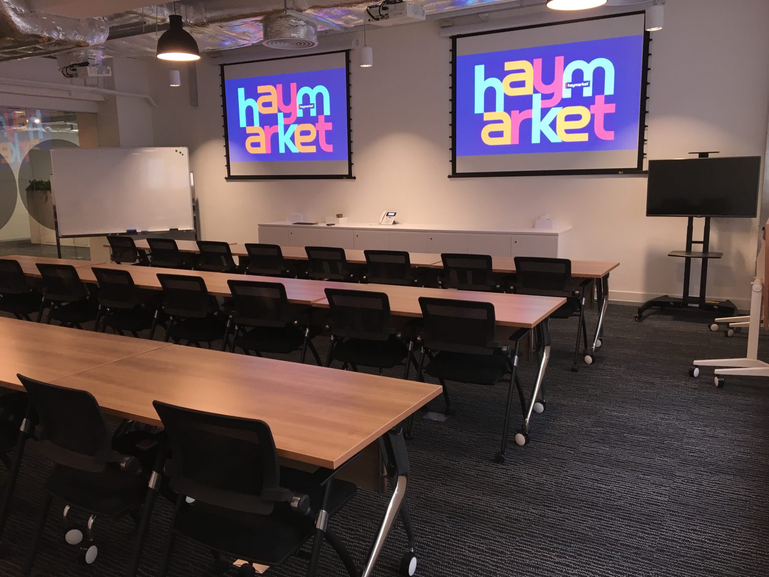 Multifunction room upgrade WISE AV Solution