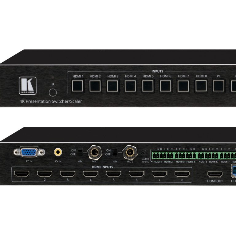 Kramer VP551X Presentation Switcher/Scaler WISE AV Solution