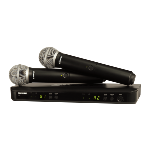 Shure BLX288/PG58 雙通道手持式無線系統