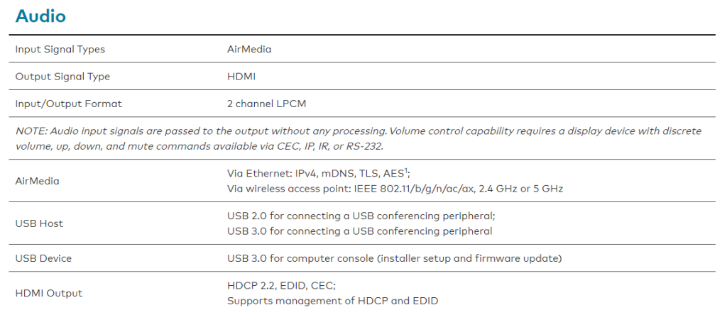 AirMedia® Receiver