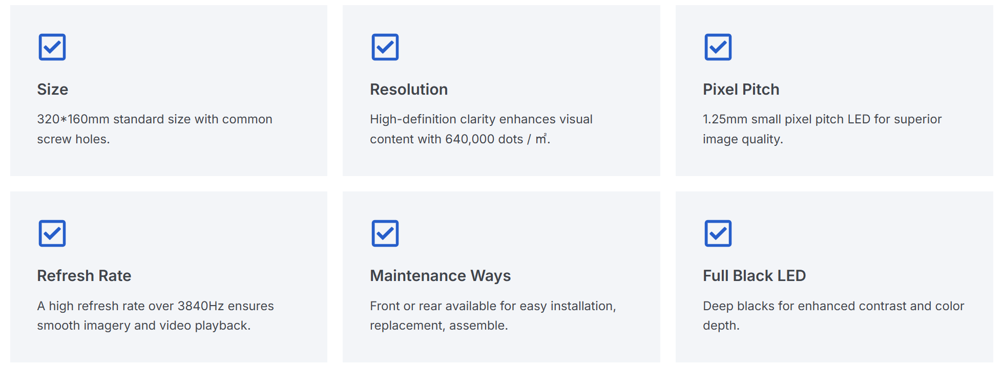 Colorlit Indoor P1.86 LED Display Module_highlights